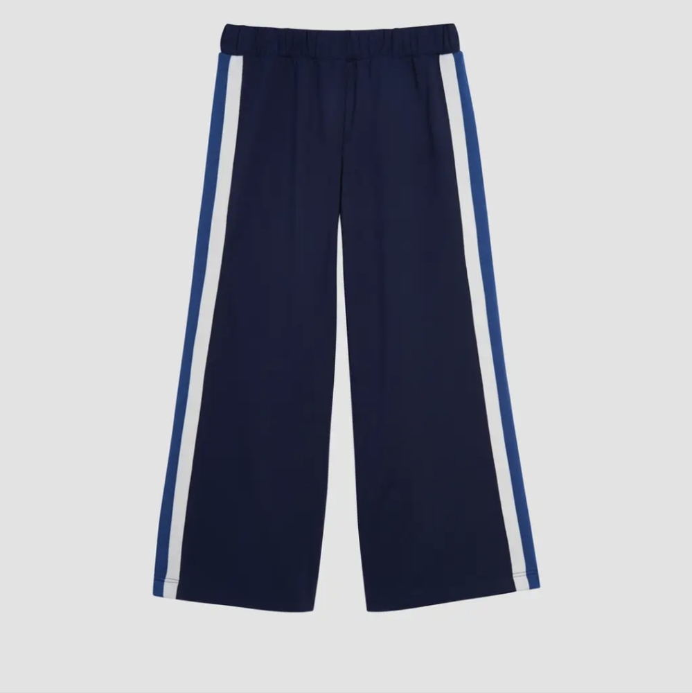 Universal Standard Petite Stephanie Wide Leg Stripe Pants